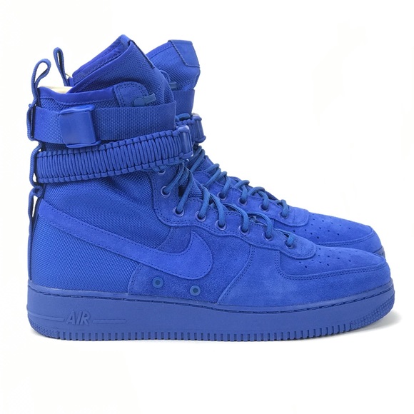 Nike Air Mens SF AF1 Game Royal Blue Boots Sz 9-13 - Picture 2 of 8